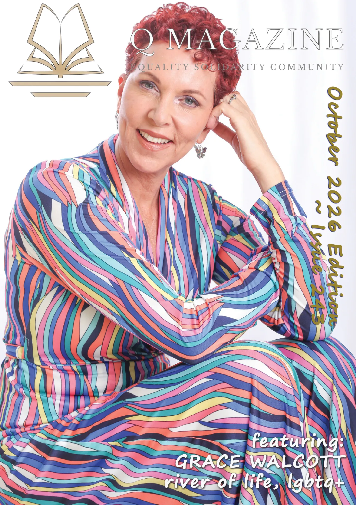 Q Magazine October 2026 Edition, Issue 243, cover featuring Grace Walcott